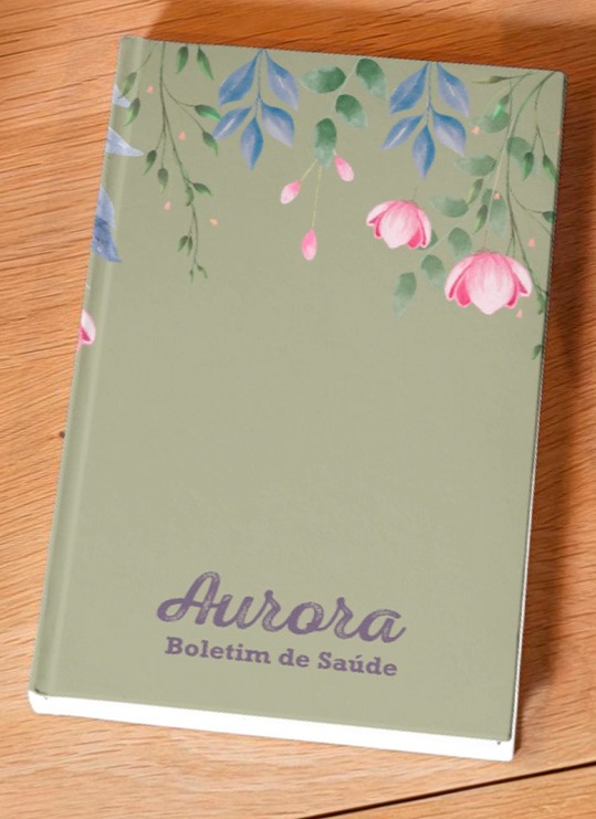 Capa para boletim de saúde - Modelo Aurora